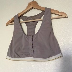 ✨Madewell XL cozy cotton bralette light purple lavender